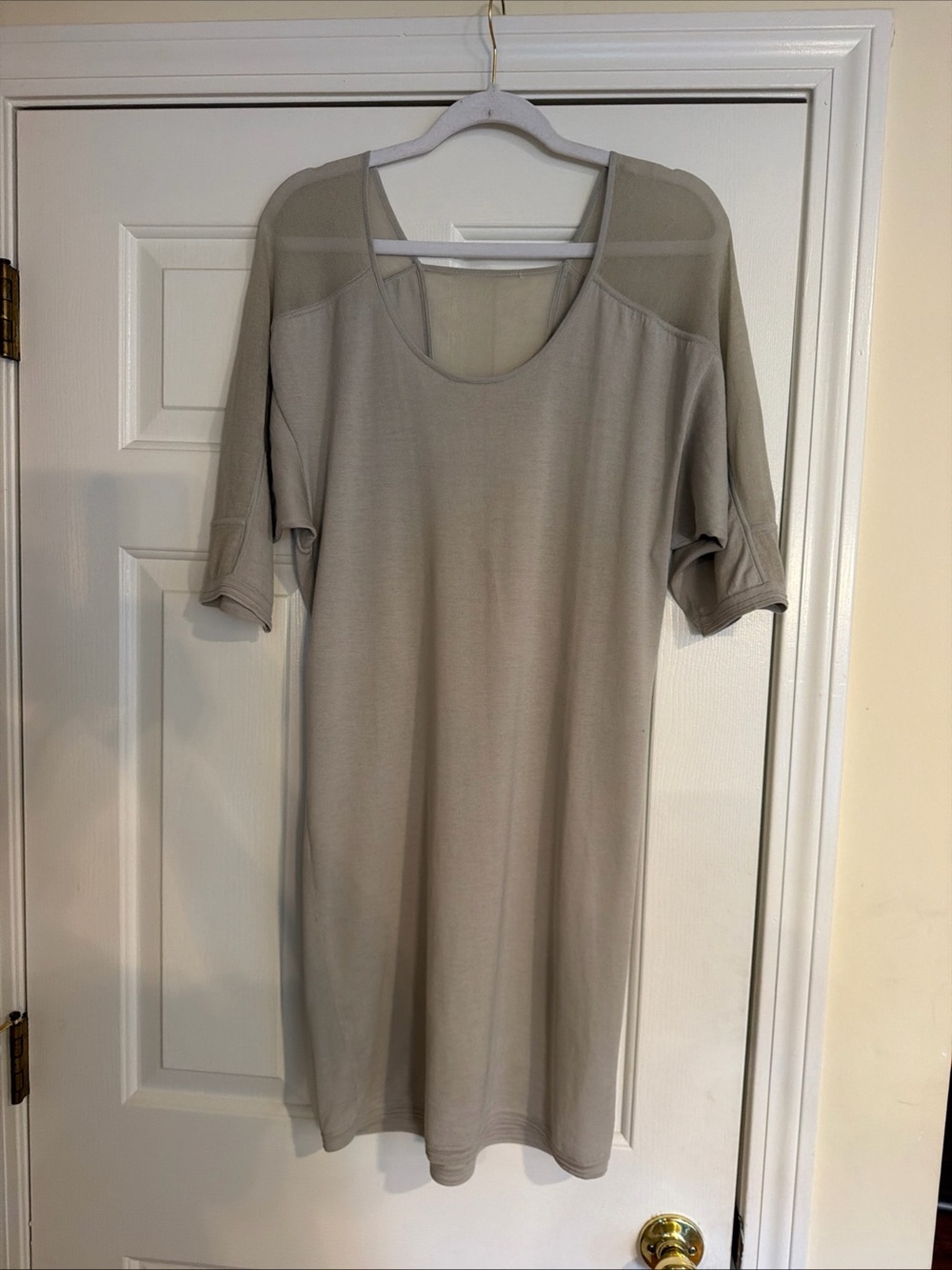 Helmut Lang cotton with sheer panels size small